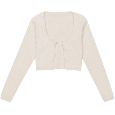 Sveter Jacquemus La Maille Neve Manches Cardigan Béžová | 223KN010 2380 110, 0