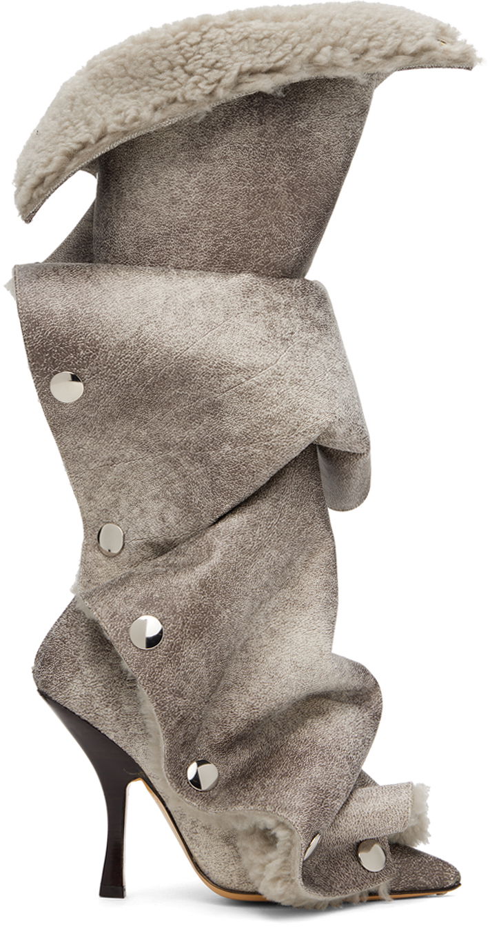Tenisky a topánky Y/PROJECT Snap Boots Šedá | 530BO001, 0