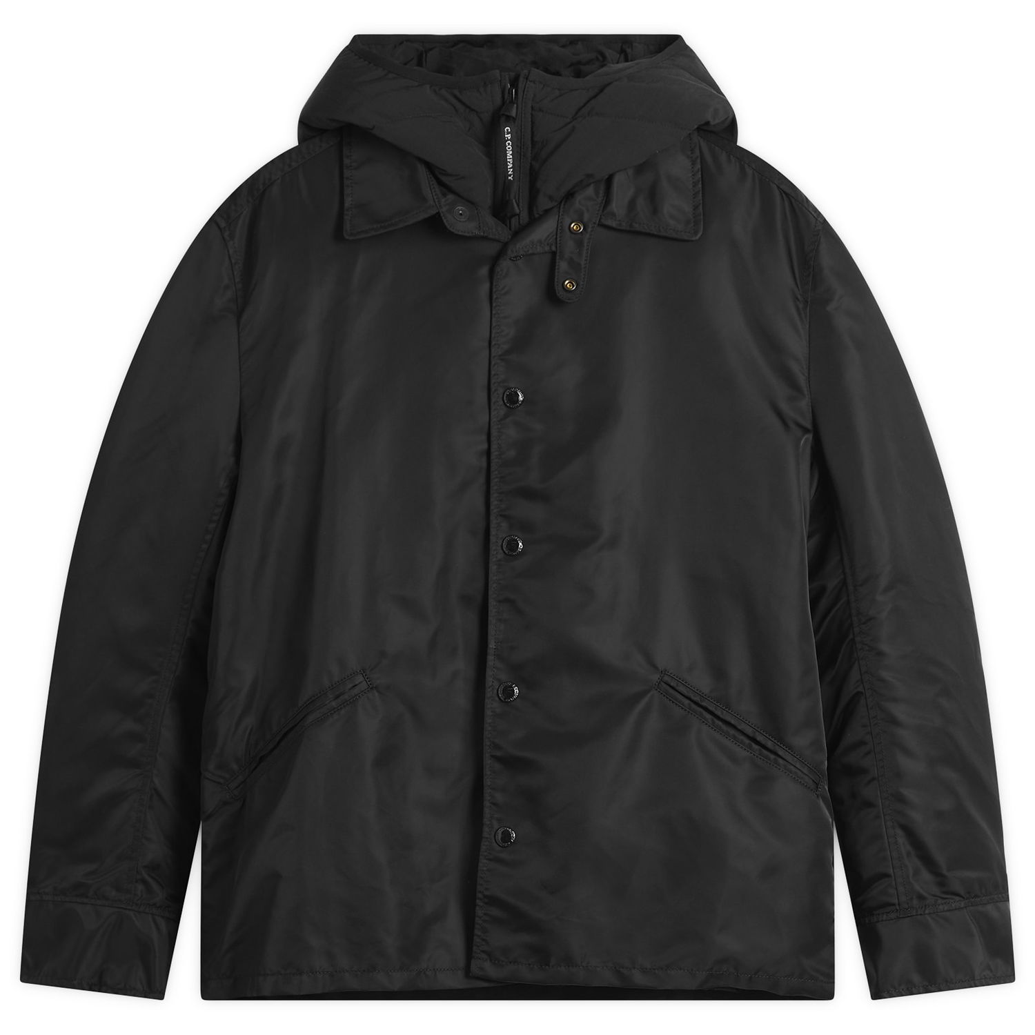 Bunda Junya Watanabe Junya Watanabe x C.P. Company Nylon Twill Hooded Goggle Jacket Čierna | WP-J915-100-1, 1