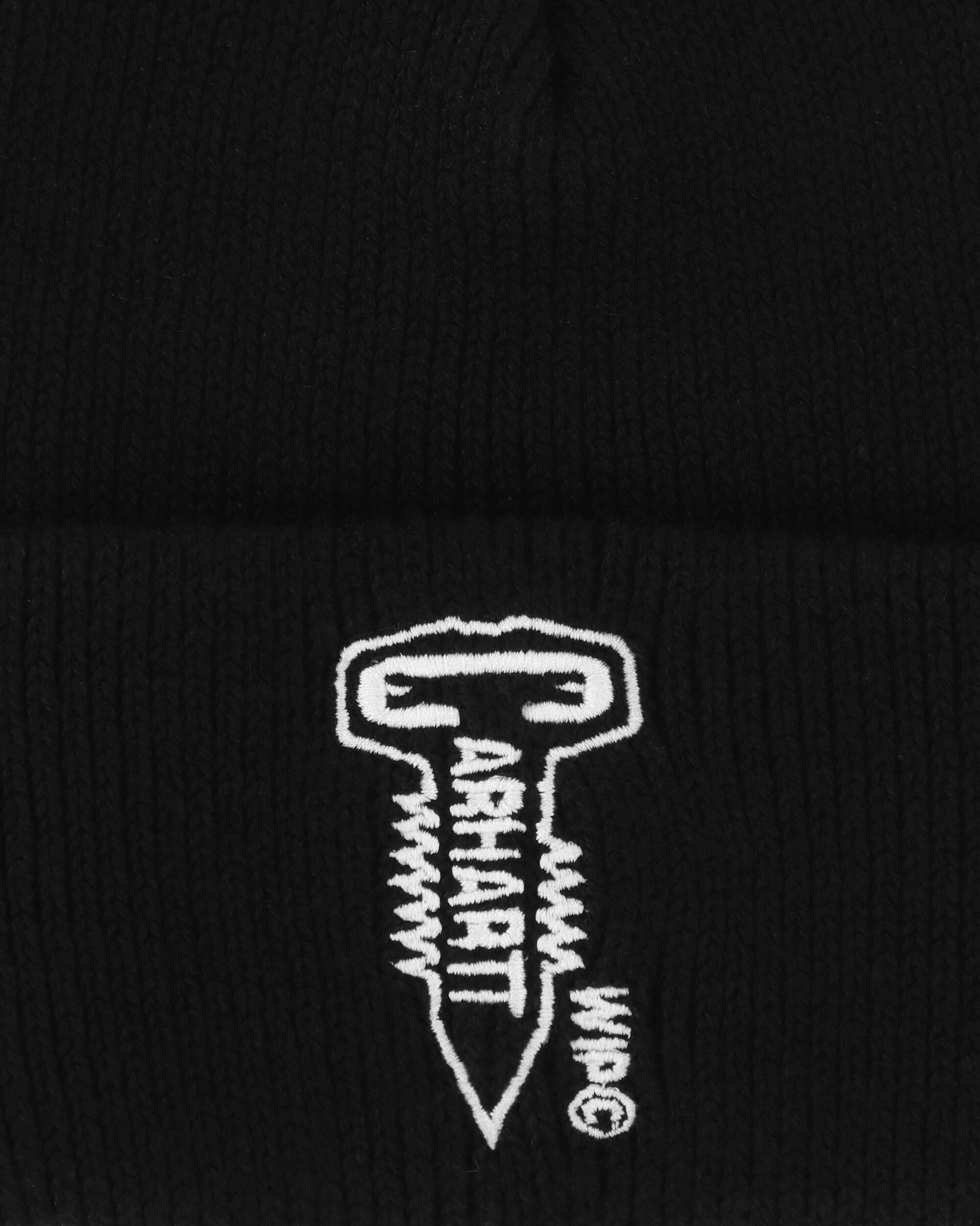 Screw Beanie Black