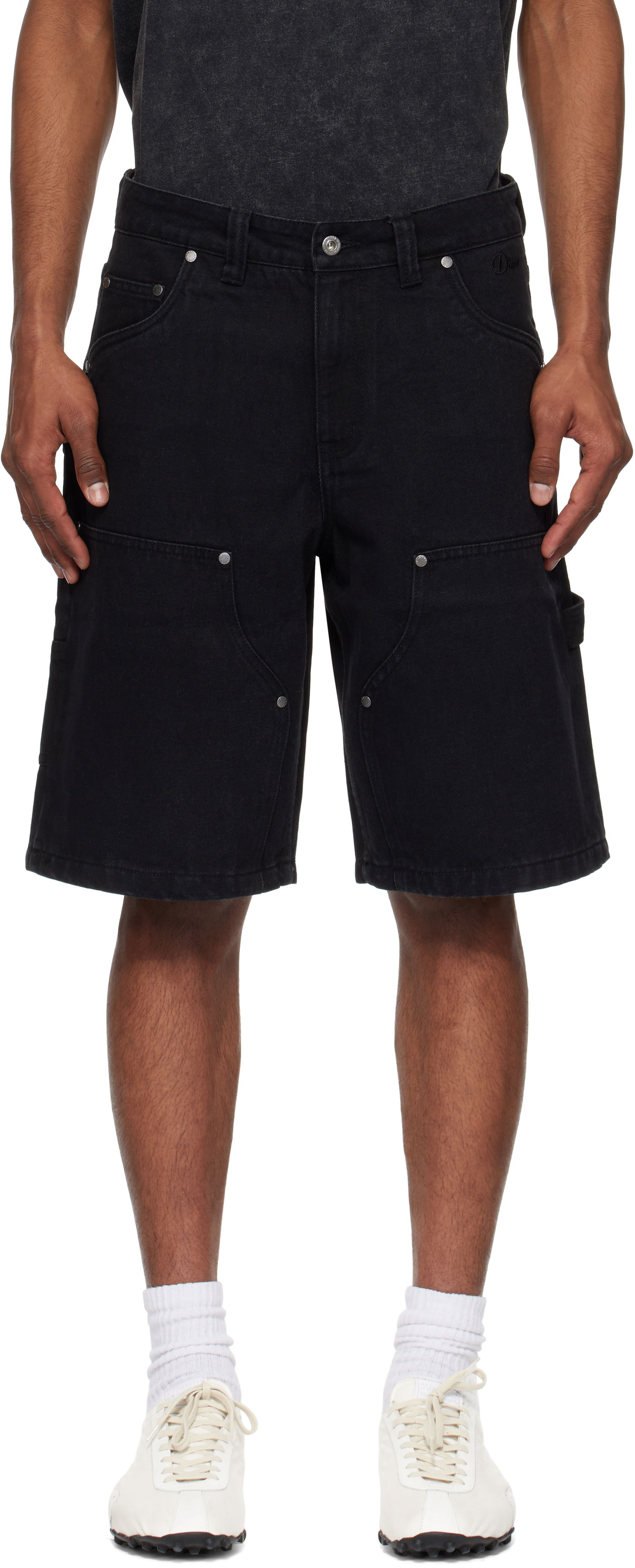 Šortky Dime Dime Carpenter Denim Shorts Čierna | DIME2SP2515BLK, 0