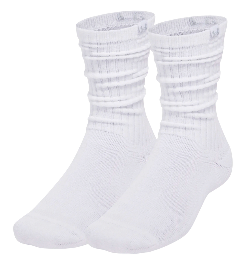 Ponožky Under Armour Sportstyle Scrunch Crew Socks Biela | 1390129-100