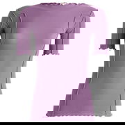 Baserange Omato Lettuce Edge Ribbed T-Shirt, Size L