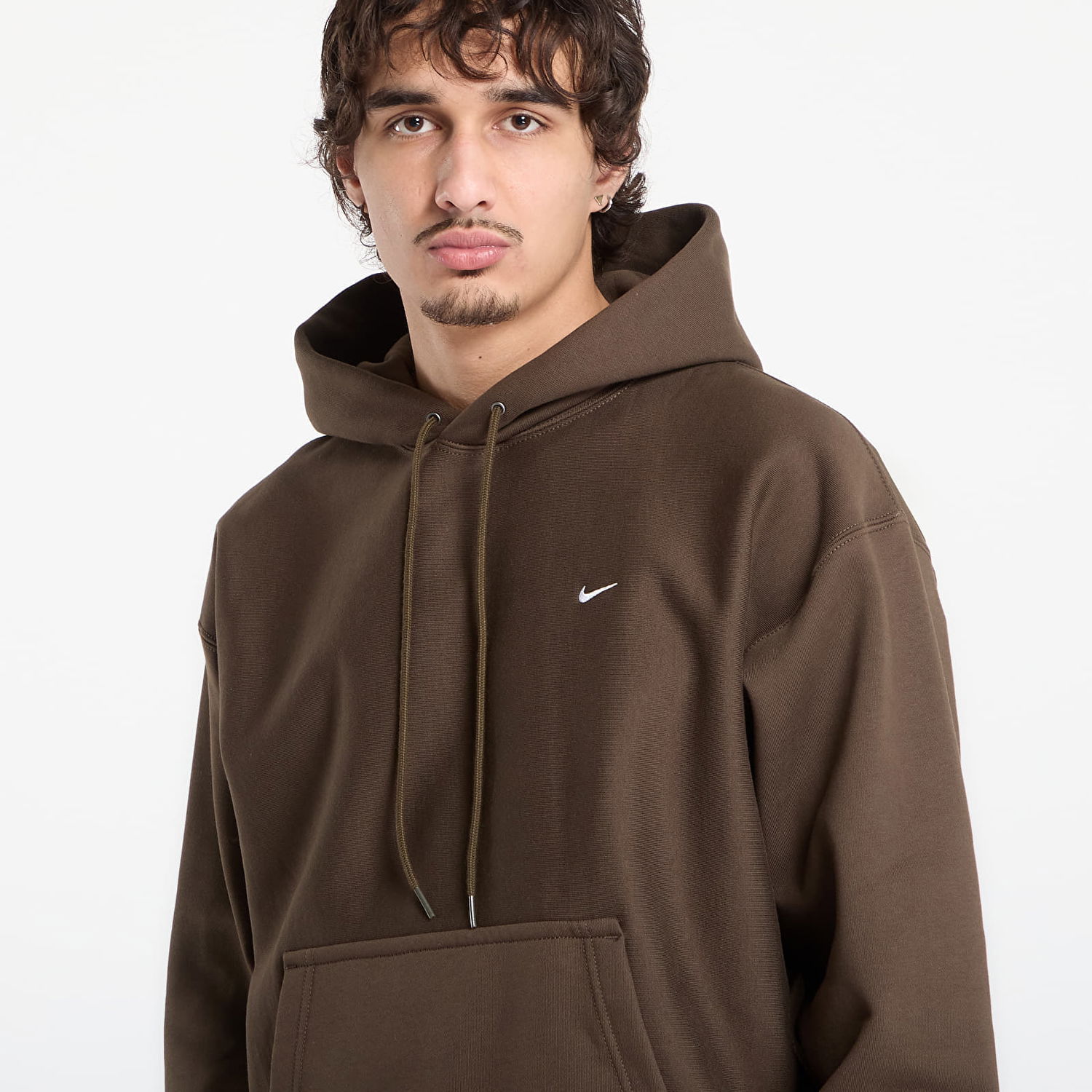 Mikina Nike Solo Swoosh Pullover Hoodie Hnedá | HV1082-212, 1