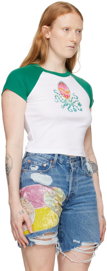 Tričko Anna Sui Octopus Graphic T-Shirt Biela | T224B1, 1