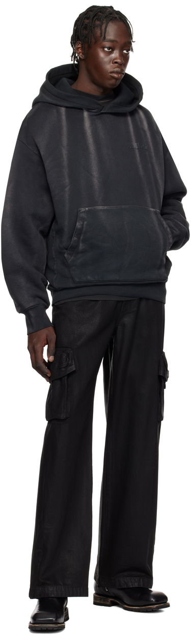 Mikina AMIRI Vintage Oversized Hoodie Čierna | AMJYHD1086, 3