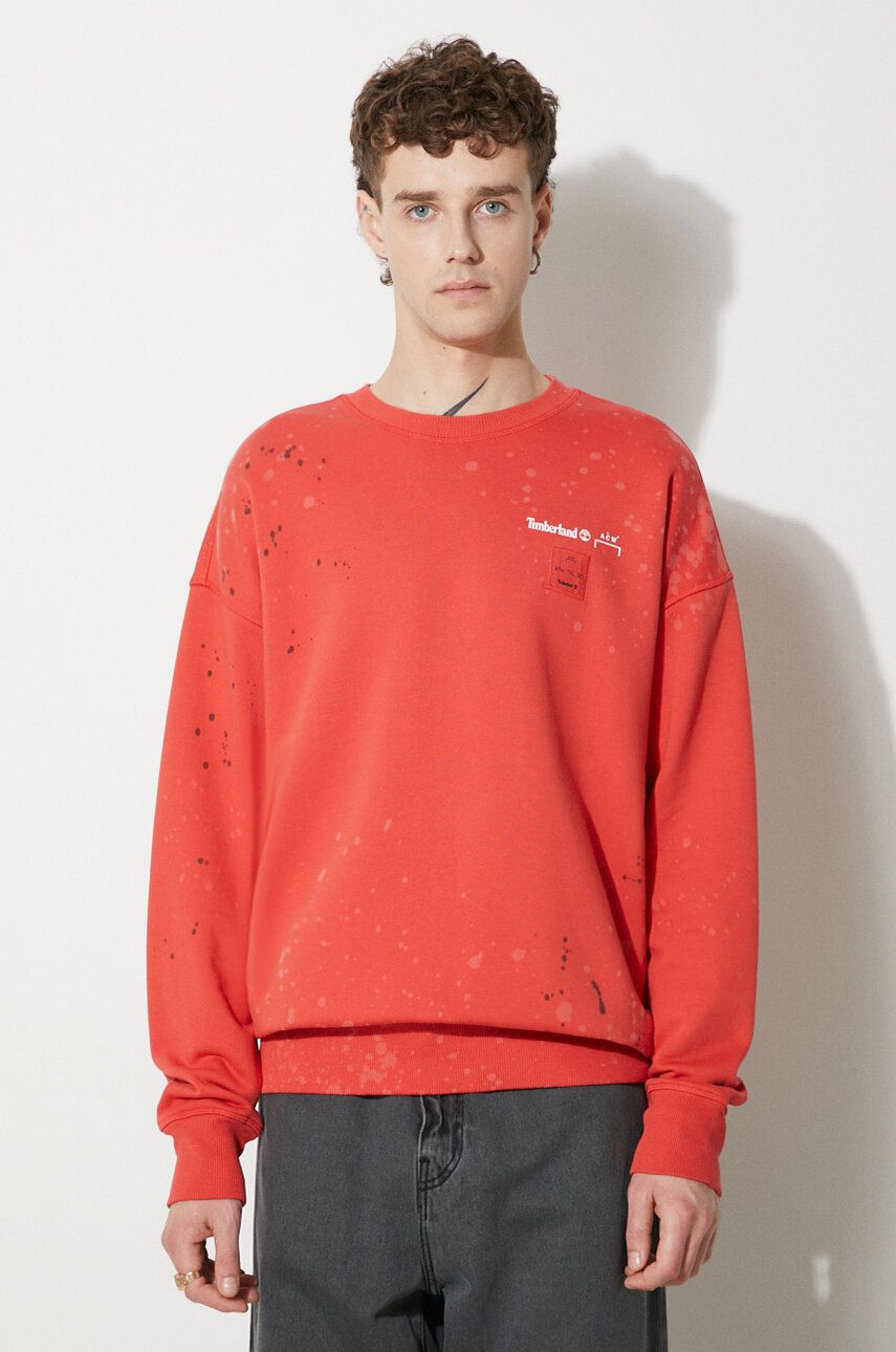 Mikina A-COLD-WALL* Crewneck Sweatshirt Červená | A6PGW852, 0