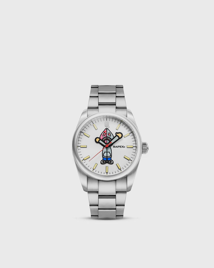 Hodinky BAPE Type 7 Bapex Shark Seijin Watch Metalická | 001WHL801301MSVR