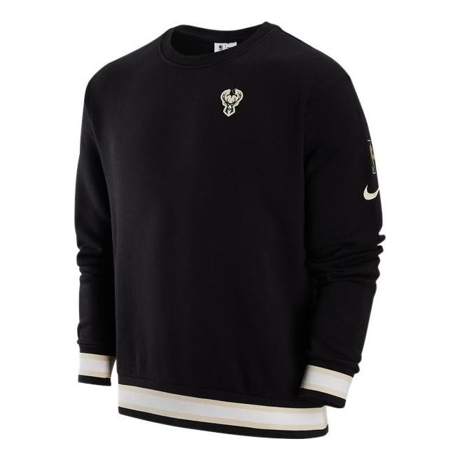 Sveter Nike Milwaukee Bucks Courtside Sweatshirt Čierna | DR2285-010