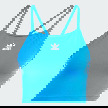 Crop Top adidas Originals Adicolor 3-Stripes Crop Top Tyrkysová | IN8376, 5