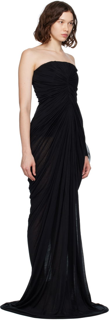 Šaty Rick Owens Rick Owens Concordians Bustier Unstable Maxi Dress Čierna | RP02E4513 UC, 1
