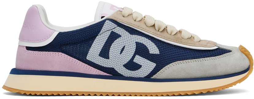 Oblečenie Dolce & Gabbana Dolce&Gabbana Mixed-Material DG Cushion Navy | CK2288 A9253