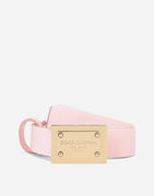 Dolce & Gabbana Fabric Belt With Logo Tag