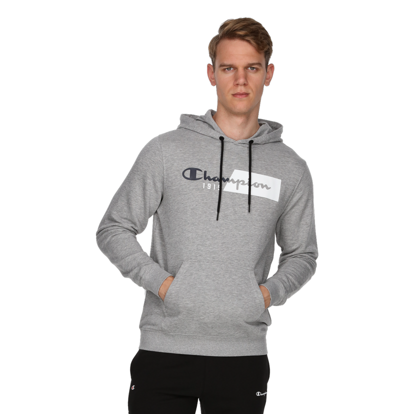 Mikina Champion CLASSIC LABEL Hoodie Šedá | 219958-EM006