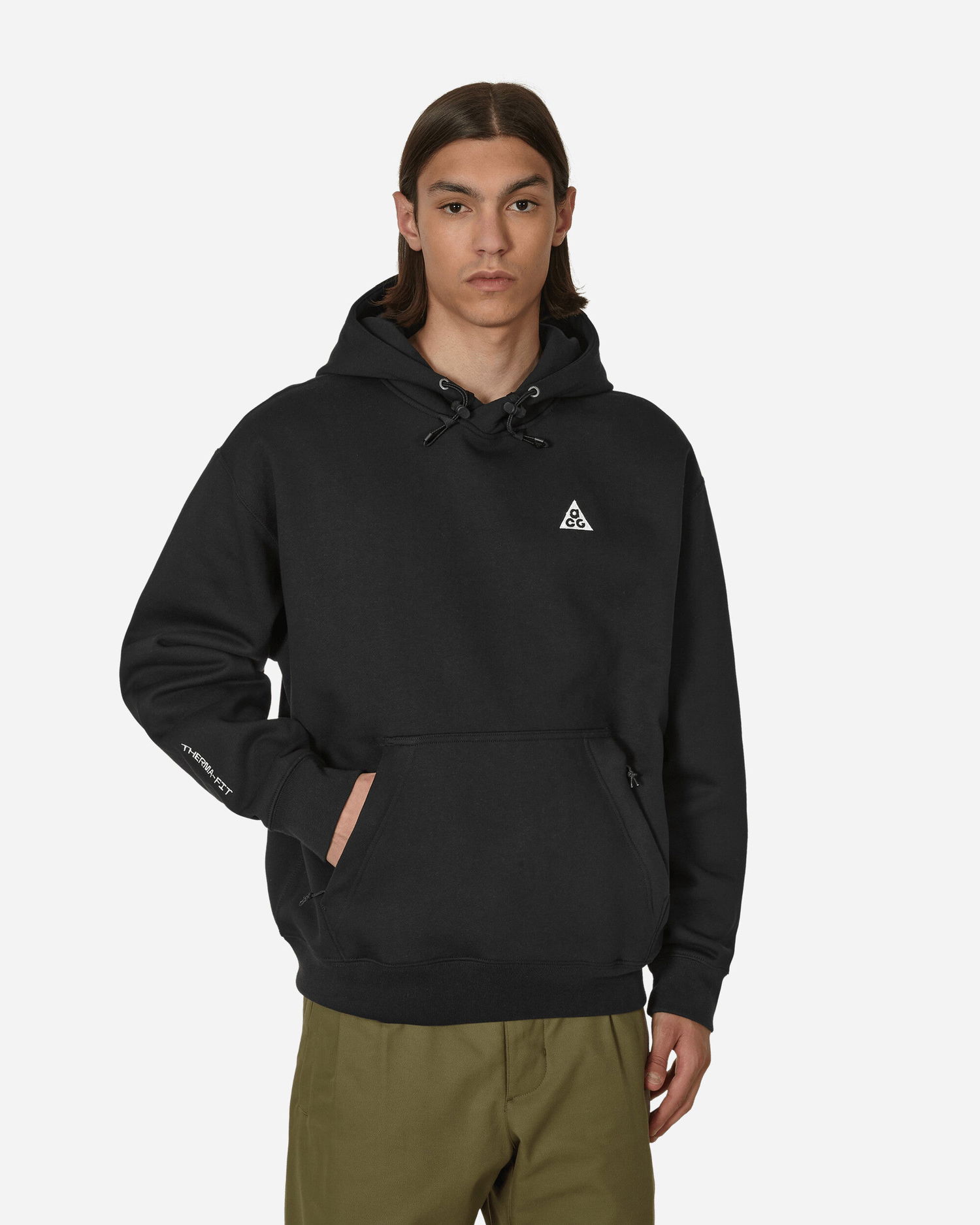 Mikina Nike ACG Therma-FIT Fleece Hoodie Čierna | DZ3392-010, 0