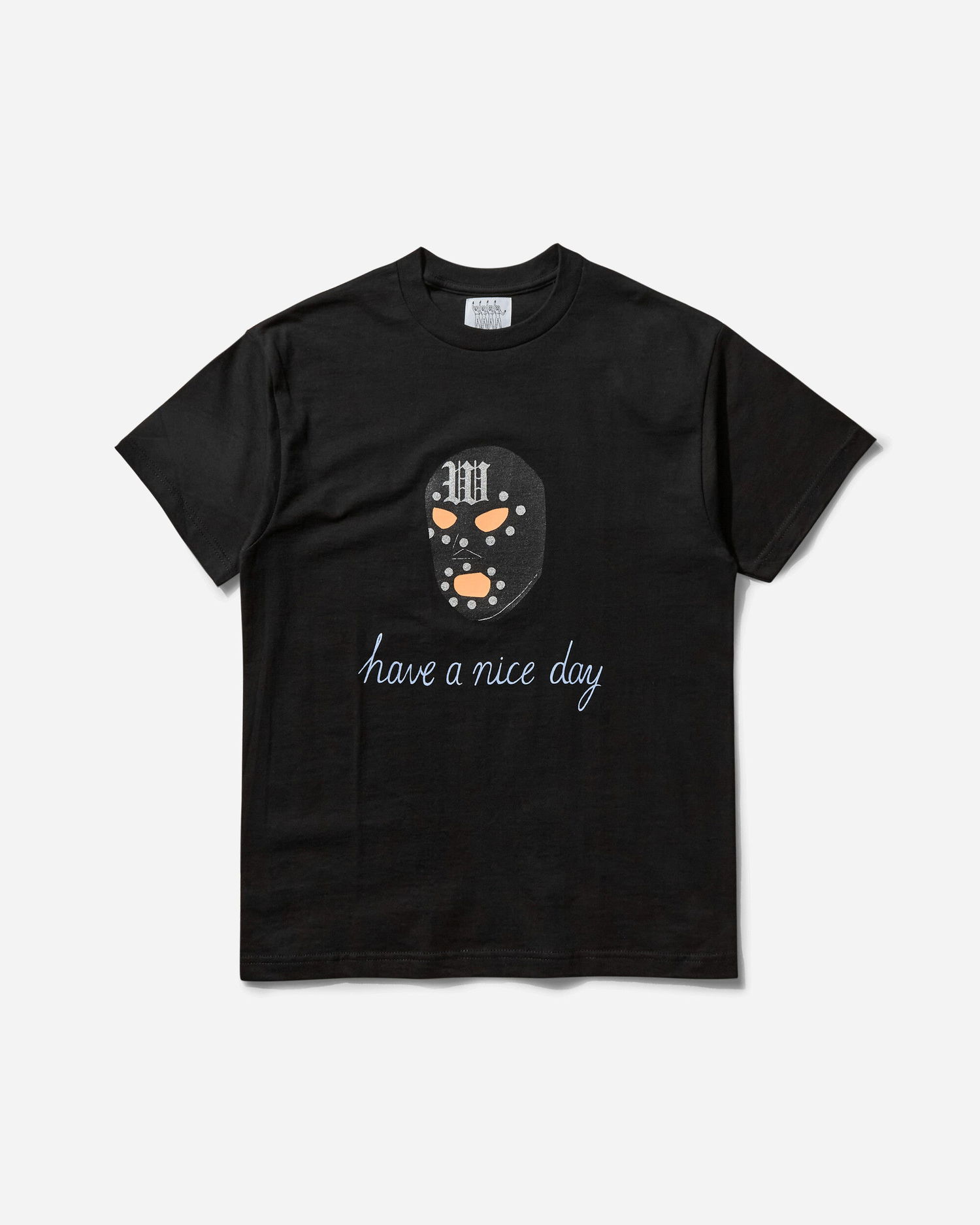 Tričko WACKO MARIA Crew Neck T-Shirt "Have a Nice Day" Čierna | 24FW-WMT-TEE01 BLACK, 1