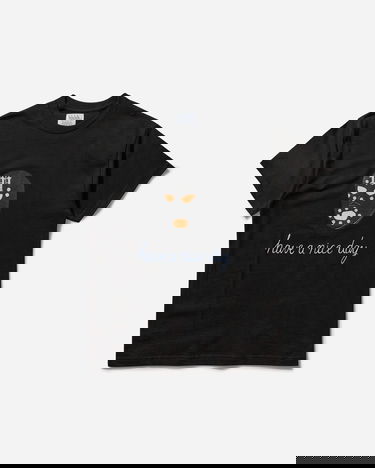 Tričko WACKO MARIA Crew Neck T-Shirt "Have a Nice Day" Čierna | 24FW-WMT-TEE01 BLACK, 1