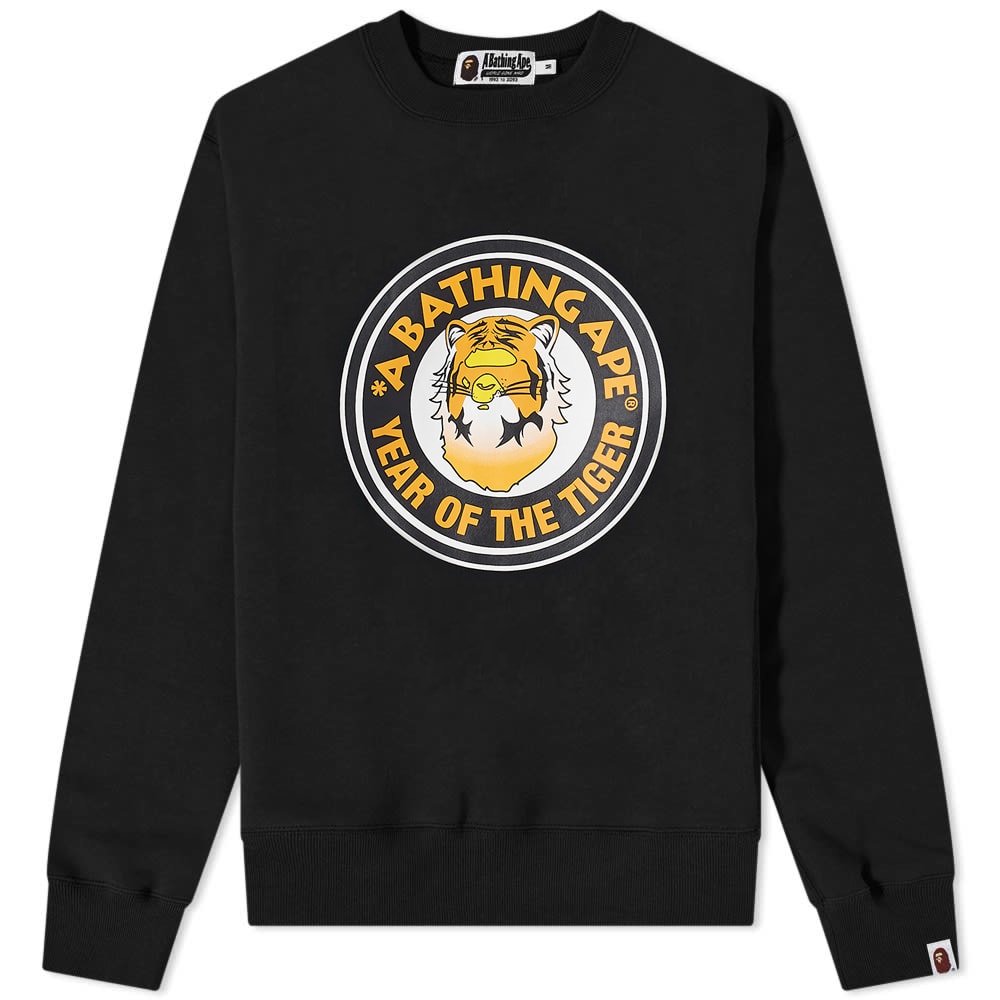 Sveter BAPE Year Of The Tiger Crewneck Čierna | 001SWI201001F-BLK, 0
