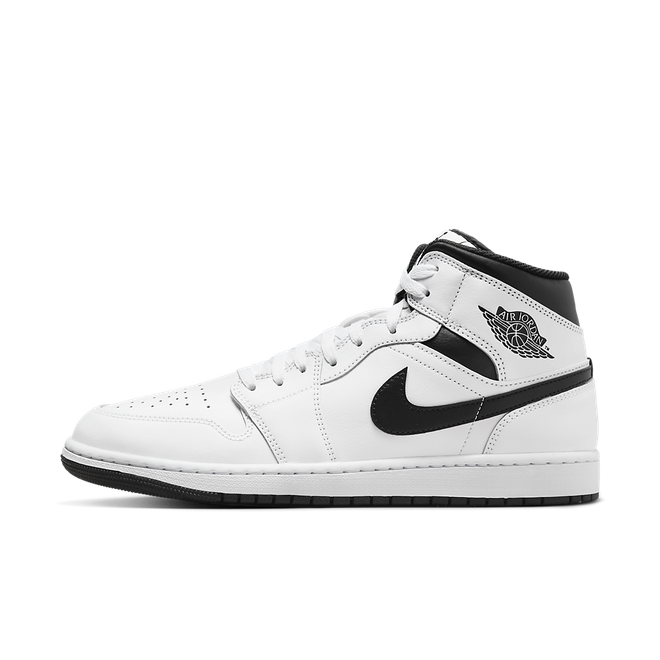 Tenisky a topánky Jordan Air Jordan 1 Mid "White Black" Biela | DQ8426-132, 0