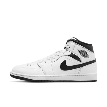 Tenisky a topánky Jordan Air Jordan 1 Mid "White Black" Biela | DQ8426-132, 0