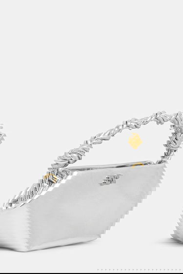 Kabelka GANNI Mini Bou Bag Metalická | A6595, 1