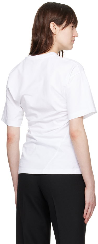 Tričko TOTEME Twisted T-Shirt Biela | 243-WRT0342-FB0092, 2