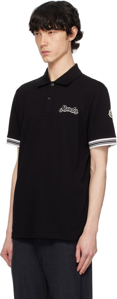 Polo tričko Moncler Archivio Short Sleeve Polo Čierna | K10918A00006899UR, 3