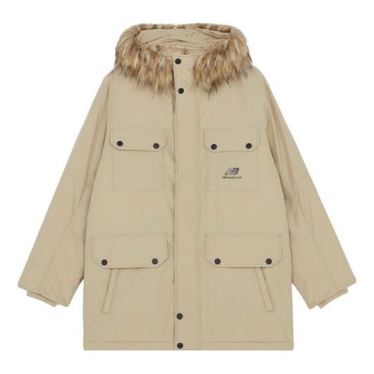 Parka New Balance Classic Down Jacket Béžová | AMJ13329-HNA