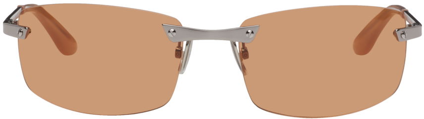 Slnečné okuliare Acne Studios Rectangular Sunglasses Šedá | C30053-, 0