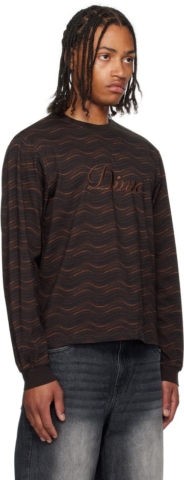 Tričko Dime Dime Transmission Long Sleeve T-Shirt Hnedá | DIMESU259BRO, 1