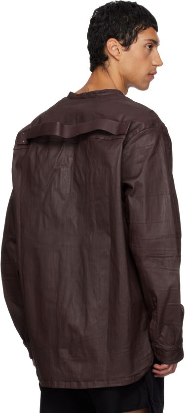 Košeľa Rick Owens DRKSHDW Concordians LS Larry Jumbo Fogpocket Denim Shirt Hnedá | DU02E7298 SDSW, 2