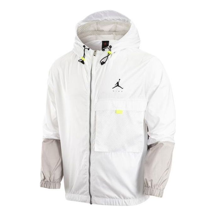 Vetrovka Jordan Air Jordan Colorblock Hooded Jacket Biela | DM1868-100
