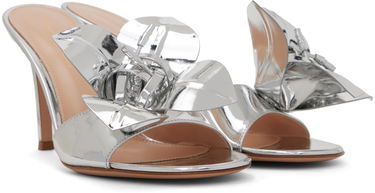 Tenisky a topánky Gianvito Rossi Flower Heeled Sandals Metalická | G15360.85RIC.MET, 3