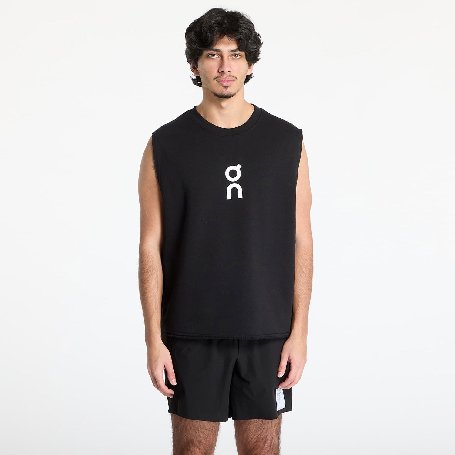 Tielko On Running Club Crew Crop Sleeveless T-Shirt Čierna | 1MF10890553 M, 0