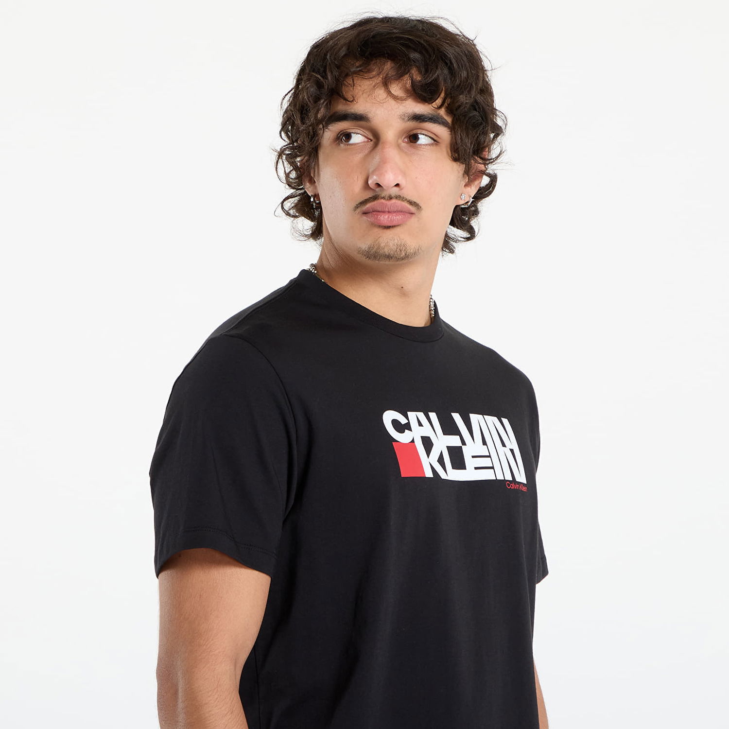 Tričko CALVIN KLEIN Calvin Klein Jeans Redbox Graphic Tee Čierna | LV04RD814G UB1, 1