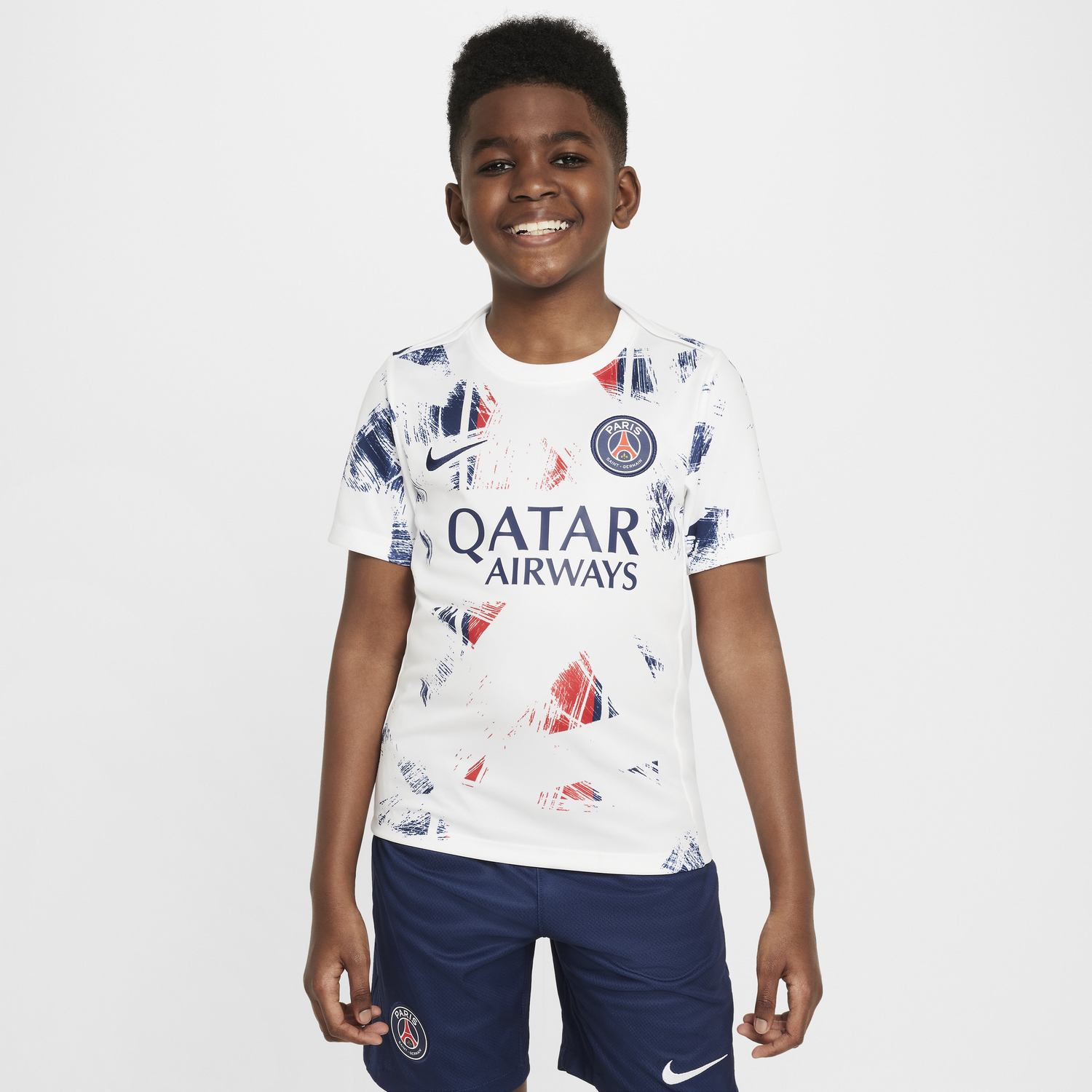 Dres Nike Paris Saint-Germain Academy Pro Dri-FIT Pre-Match Short-Sleeve Soccer Jersey Biela | FQ0014-101, 0