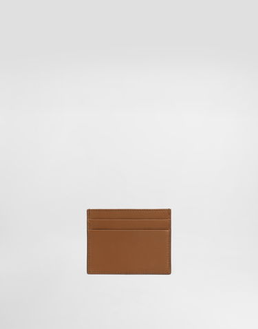 Peňaženka Dolce & Gabbana Dolce & Gabbana Plongé Calfskin Card Holder Hnedá | BI0330A9S258Z093, 2