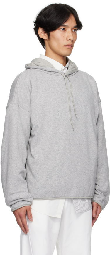 Mikina Maison Margiela MM6 Maison Margiela Drawstring Hoodie Šedá | SH0GU0030 M25013, 1