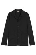 Relaxed Fit Virgin Wool Serge Overshirt