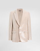 Sicilia Single-breasted Light Jacket With Sequins