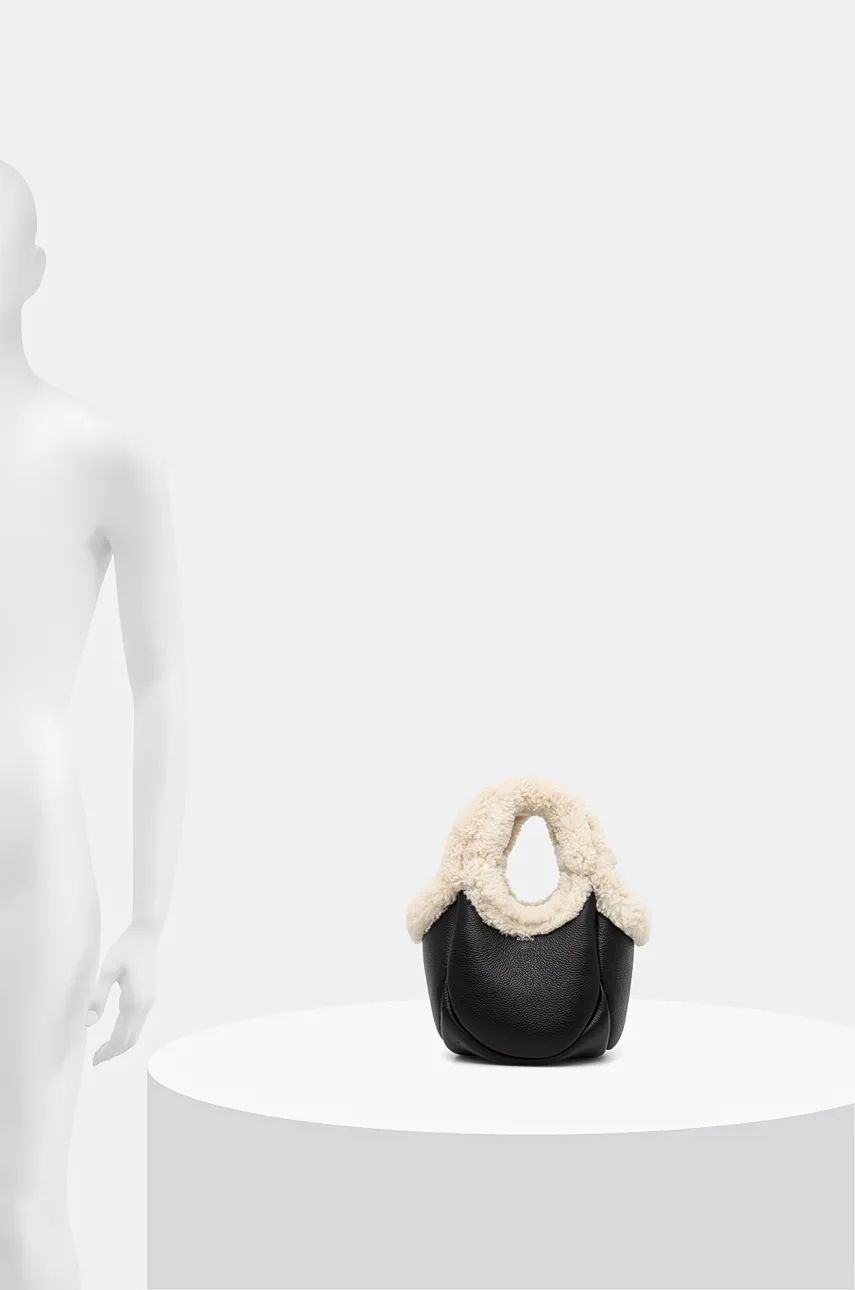Mini Shearling Bucket Bag