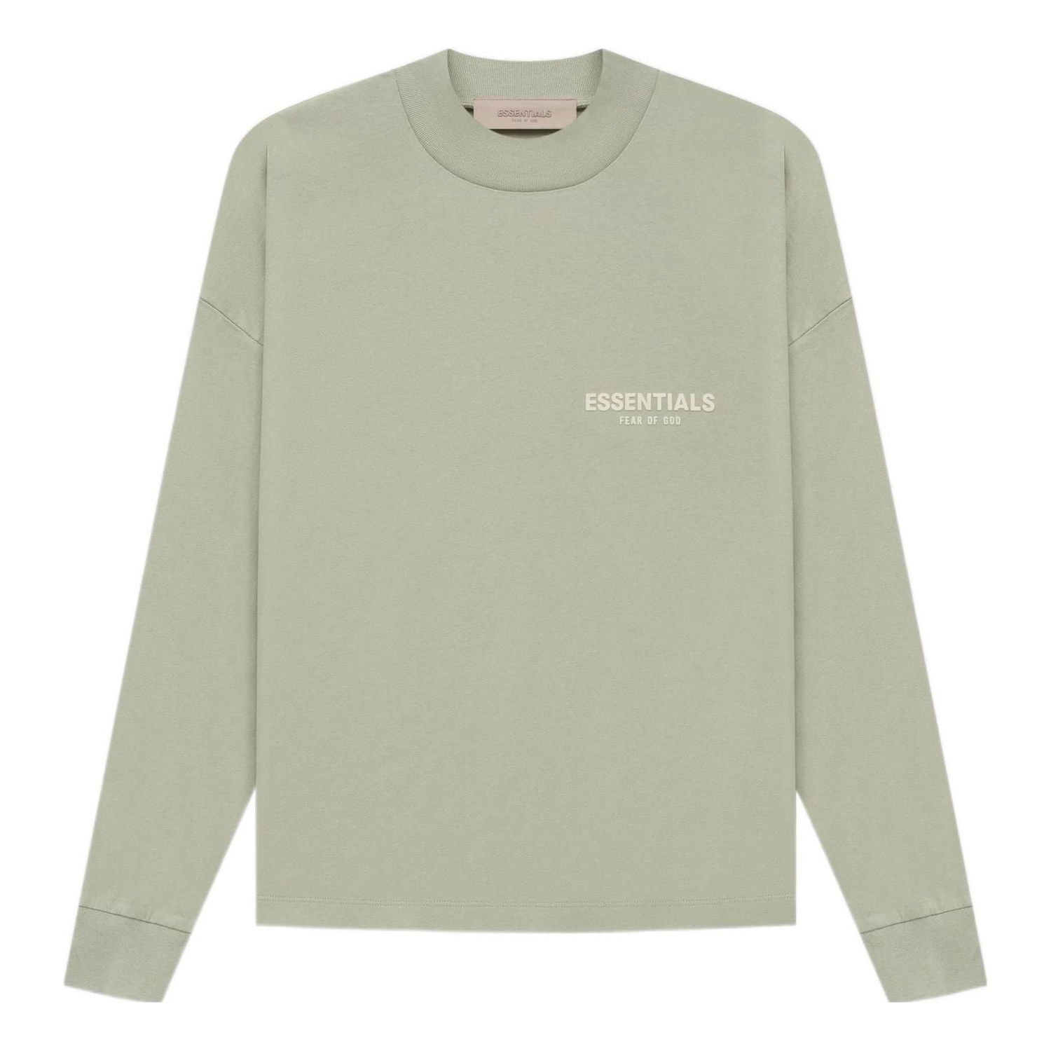 Mikina Fear of God Essentials Long Sleeve Tee Zelené | FOG-SS22-144, 0