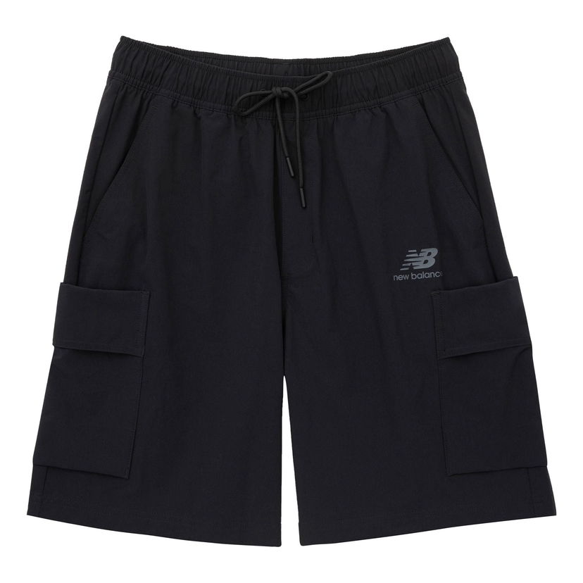 Šortky New Balance Woven Pocket Shorts Čierna | AMS32370-BK
