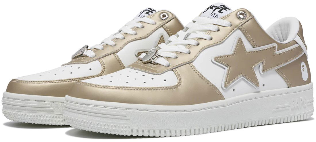Tenisky a topánky BAPE Bape Sta Gold #4 Béžová | 0ZXSHM191053L-GOLD, 1