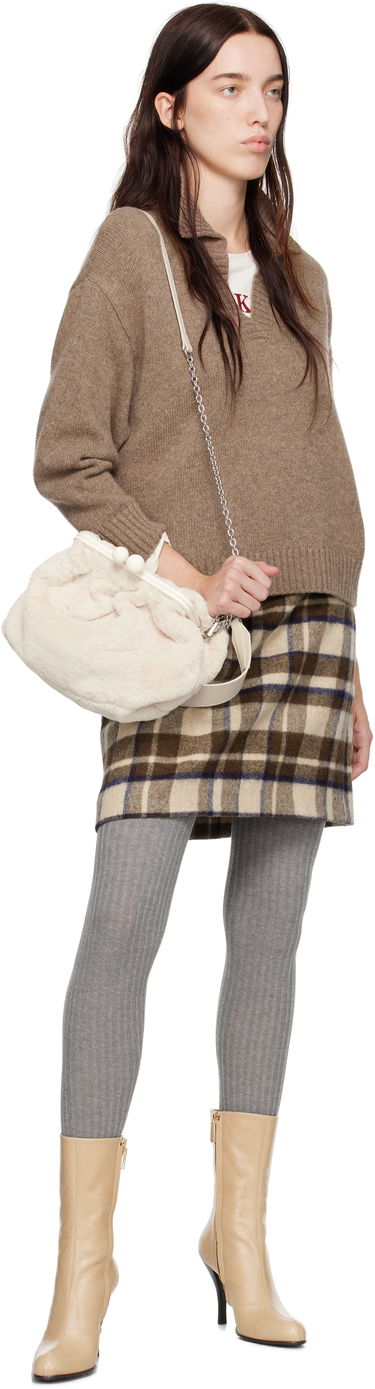 Sveter Max Mara Weekend Max Mara Agre Wool Pullover Hnedá | 2425366152600 MM12149, 3