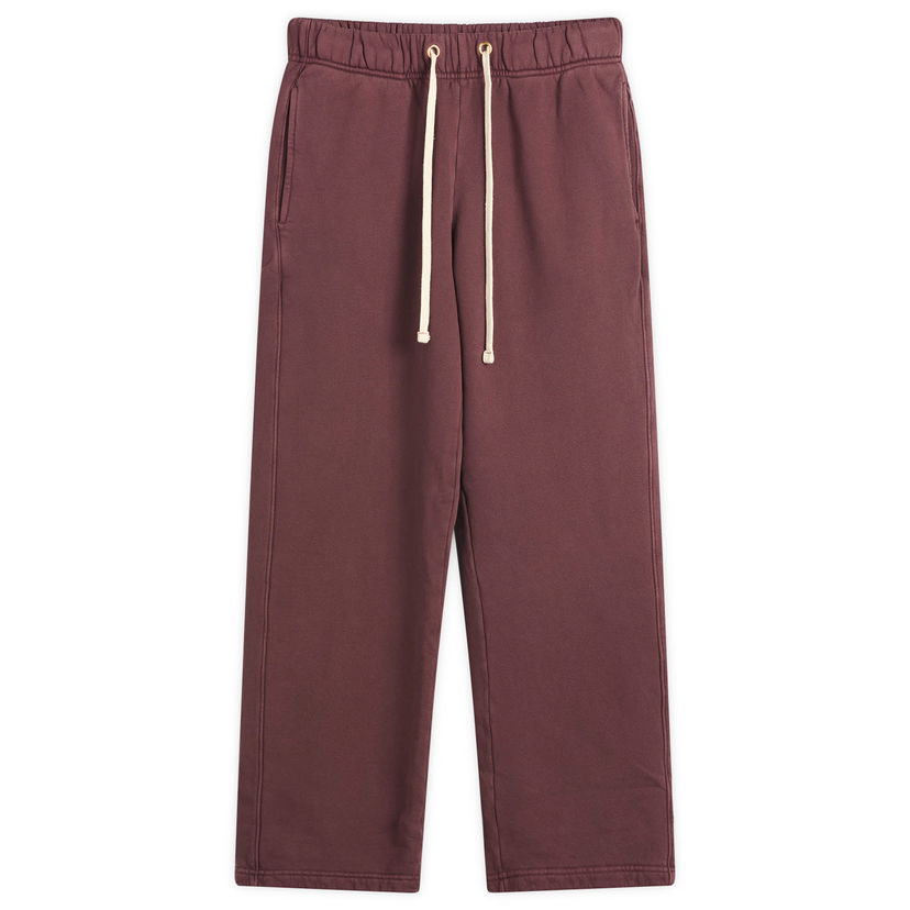 Tepláky LES TIEN Les Tien Heavyweight Classic Pant, Size Large Vínová | CF-3044-PD-WRM
