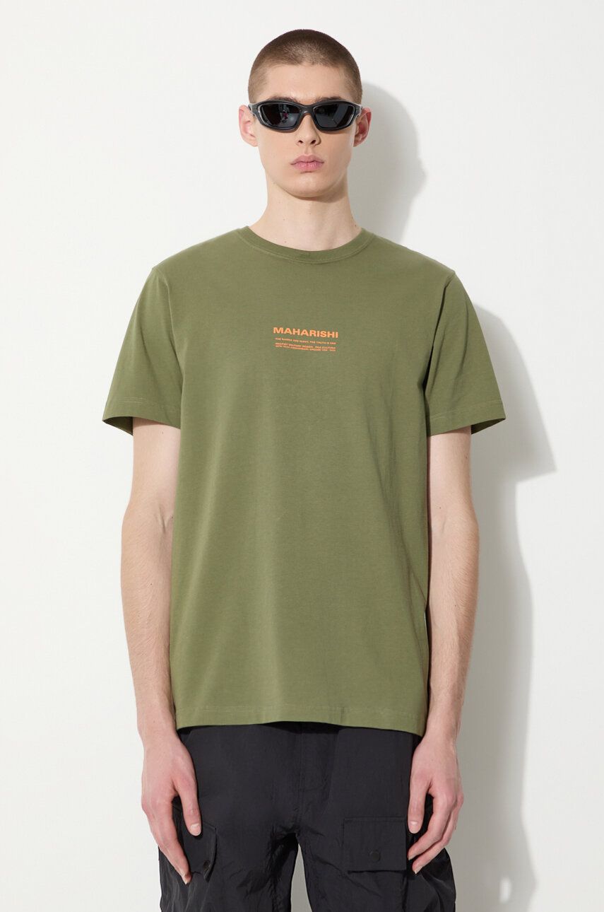 Tričko Maharishi Maharishi Aum Anniversary T-Shirt Zelené | 1306.OLIVE, 0