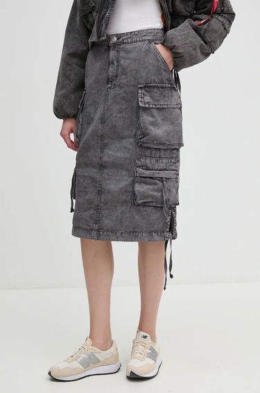 Sukňa Alpha Industries Midi Skirt Šedá | 148068, 0