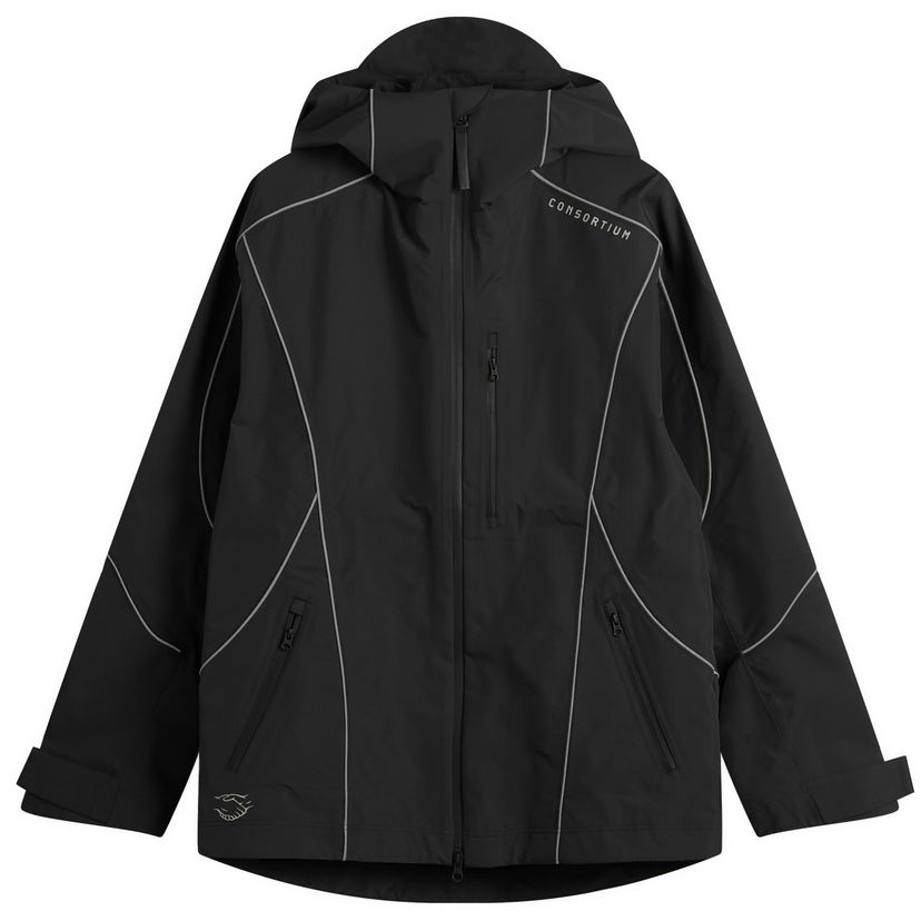Bunda adidas Originals Consortium Hooded Shell Jacket Čierna | JZ0797
