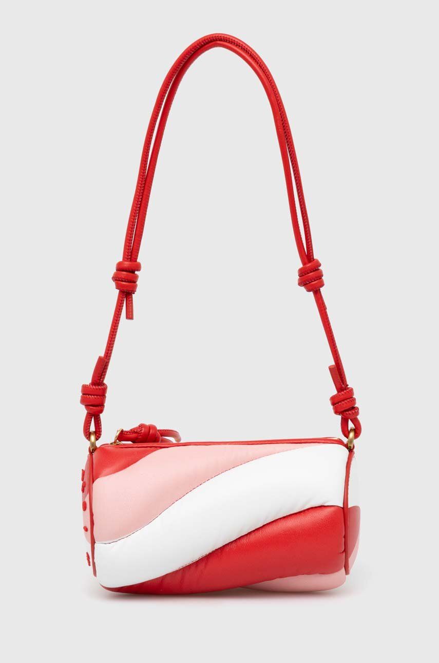 Tricolor Mini Mella Leather Handbag